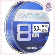 [SHIMANO] Line Oshia8 300m 5.0 No. SW Navy LD-A71S - Direct From JAPAN