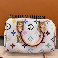 Lv nano speedy村上隆聯名 白三彩2025復刻版✨近全新閑置品