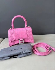 Balenciaga 巴黎世家沙漏包 size XS pink