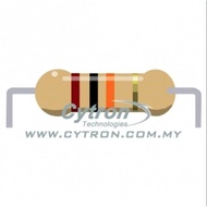 Resistor 0.25W 5% 220R 1K 10K assorted
