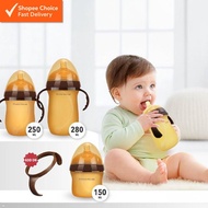Silicone Baby Milk Bottle Botol Susu Newborn & Kids Anti Colic Feeding Wide Neck Bottle Botol Silico
