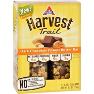 [USA]_Diet Aids 2Pack! Atkins Harvest Trail Bar - Dark Chocolate Peanut Butter - 1.3 oz - 5 Count