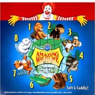 1994年 全新未拆 麥當勞玩具 McDonald’s amazing wildlife 絕版玩具 玩偶 猩猩 獅子