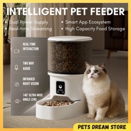 Cat Smart Automatic Pet Camera Two Way Audio Feeder Pet Dog Intelligent Auto Food Dispenser Anti Jam