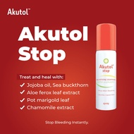 AKUTOL STOP SPRAY 60ML-Bleeding Stopper-with ALGINATE-STOPS MINOR BLEEDING/SOOTHES INJURED SITE(EXP: