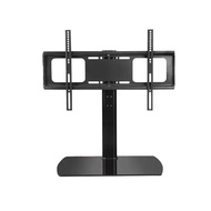 【Ready Stock】Universal TV Stand/ Base Table Top TV Stand with Wall Mount for 27 to 55 inch 9 Level Height Adjustable, Heavy Duty Tempered Glass Base, Holds up to 88lbs Screens,