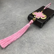 8 Plates of Gold Silk Finished Chinese Knots Phnom Penh Thread Rich Knots with Tassel Decoration Pen