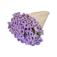 cod Diy Crochet Bouquet Of Flowers Hand-Woven Flower Bouquet Blanket Ultra-Soft Breathable Romantic 