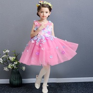 Store Children's performance at Children's Day, gauze skirt,#店铺六一儿童演出服纱裙合唱服女童公主裙表演蓬蓬裙男女童大合唱0417