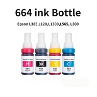 664 Ink Bottle Set - Black/Cyan/Magenta/Yellow for Epson All-in-One Printers for T664