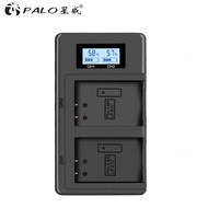PALO LP-E17 LPE17 LP E17 baery charger LCD display intelligent dual slot For Canon EOS 750D 200D 760D T6i T6S M3 M5 X8i