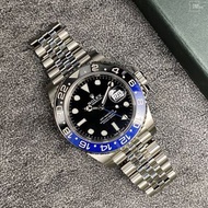 Pre Owned Rolex 126710blnr Jub 40mm batgirl 勞力士 jubilee Batman 藍黑圈 珠帶