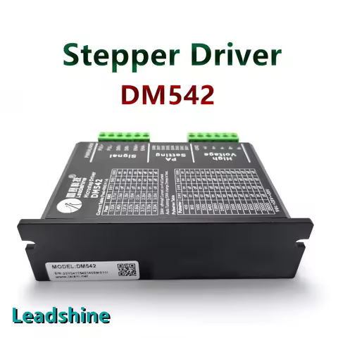Leadshine 2 Phase Stepper Driver DM542 20-50VAC 1.0-4.2A for NEMA17 NEMA23 Stepper Motor Controller 