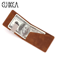 CUIKCA Wallet for Men Leather Wallet Slim Bifold Front Pocket Wallet Mens Money Clip Card Holder