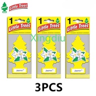 XD 3Pcs Car Air Freshener American Little Tree Air Freshener Car Aromatherapy Personality Pendant Ja