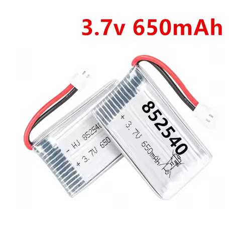 High Rate Battery 852540 3.7V 650mAh With 5in1 Charger For SYMA X5C X5C-1 X5 H5C X5SW X6SW H9D H5C R