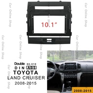 TOYOTA 10 inch Frame Land Cruiser LC 200 2006 - 2015 Panel Head Unit Frame Android Land Cruiser 2007