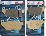 SYUU Motorcycle Replacement Front Rear Brake Pads compatible with/for XL 883 1200 Sportster 2004-201