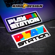Game Console PS45 Video Game Car Sticker Locomotive Chassis Luggage Sticker Car Decoration Reflectiv