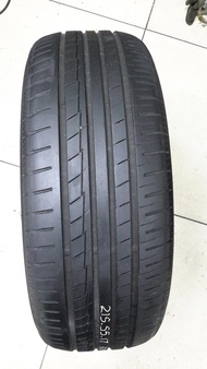 Used Tyre Secondhand Tayar YOKOHAMA BLUEARTH A 215/55R17 70% Bunga Per 1pc