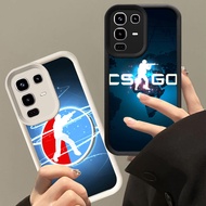 XI5 Counter Strike CS GO Casing for Infinix Note 50S 50 50X Pro 5G Black White