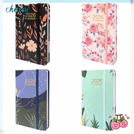 CHERRY 2026 Pocket Planner, Schedule Organizer A6 Pocket Calendar 2026, Weekly and Monthly Jan.2026 