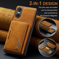 Compatible with Sony Xperia 10 VI Phone Case Xperia 1 VI Magnetic Card Holder Protective Cover (2024
