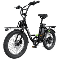 isinwheel U7 Electric Bike for Adults, 1000W Peak 20 mph Cargo Ebike Adult Electric Bicycles 55 Mile