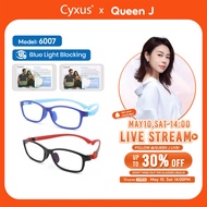 Cyxus Anti-Blue Light Children Square Frame Computer Glasses UV400 Blue Light 6007