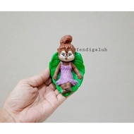 Original Jeanette Chipmunk Figure Size 10 cm Alvin And The Chipmunk/