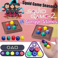 Squid Game Kids Gonggi Stone Catching Toy Squid Game 2 Peripheral Toy Traditional Game Prop Set Boar