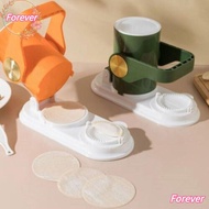 FOREVER Dumpling Skin Press, PP Multifunction Dumpling Making Artifact,  Manual 2 In 1 Dough Press M