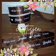 ¤PERSONALIZED¤ Ribbon (1.5 inch) - 50yards Satin Ribbon