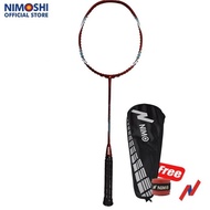 Promo NIMO Raket Latihan Badminton COACH 130 + Bonus Tas dan Grip