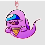 Cyan X Purple Keychain - Among Us