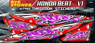 Decals Sticker Motorcycle Decals for Honda Beat 110 V1 FI101