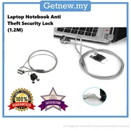 Laptop Notebook Anti Theft Security Lock (1.2M) KEY OR 4 DIGITS PASSWORD