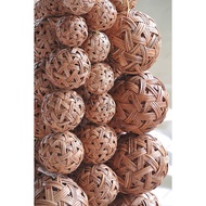 LOKAL Good Local Solid Rattan Takraw Ball - Rattan Takraw Ball Bola Takraw