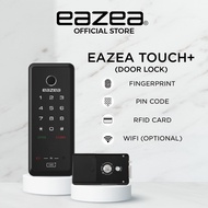 [Best Seller] EAZEA Touch+ Digital Door Lock | 4 IN 1 | PIN Code, RFID Access, Fingerprint, Wi-Fi | HDB Door