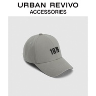 [Ready Stock] URBAN REVIVO Men's Fashion Number Embroidered Cap Baseball Cap UAMA32047