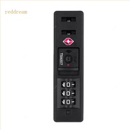 REDD Portable Safety Code Lock Luggage Travel Lock and 3 Digits Self-Setting Combination Lock Securi