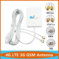 2Pcs External WiFi Aerial Router Antenna Signal Enhace 4G LTE 3G GSM Omni 700 ~ 2700Mhz High Gain SMA TS9 CRC9 Male