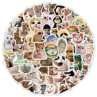 SET OF 100 FUNNY DOG AND CAT STICKERS