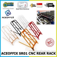 Aceoffix SR01 CNC Rear Rack For Brompton 3Sixty Trifold Folding Foldable Bike