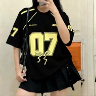JERSEY HIPHOP PRINTED SHORT SLEEVE (Custom Name )Short Sleeve COQUETTE RIBBON coquette jersey