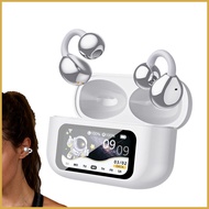 Open Ear Headphones Ergonomic AI Earbuds Earphones Cordless Open-Ear Headphones for Running Workout 