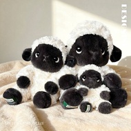 New Cross-Border Genuine Lamb Oli Doll Fun Pendant Black Face Sheep Doll Cute Baa Baa Plush Toy