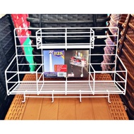 0kis Stainless Steel 3 / 2 tier Bathroom Hanging Shelf Multi-Purpose Hanging Shelf