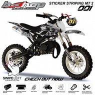 sticker motor mini trail MT2 variasi warna pilihan