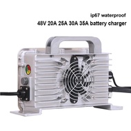 IP67 waterproof 48V 30A charger 54.6V 25A 58.4V 35A 58.8v 50.4V Smart Charger for lithium ion batter
